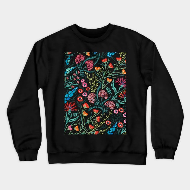 FLORAL DESIGN COLLECTION NUMBER 2 Crewneck Sweatshirt by SERENDIPITEE